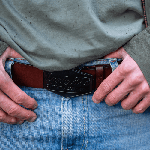 Leather Diamond Belt