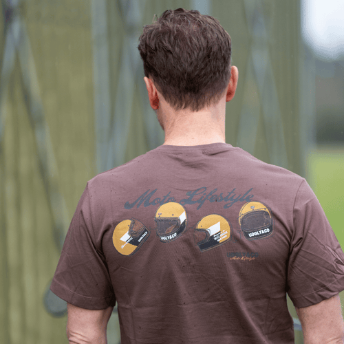 Brown U&C Helmet Tee