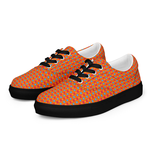 Te Amo Men’s lace-up canvas shoes