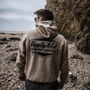 Beige Surf Diamond Hoodie