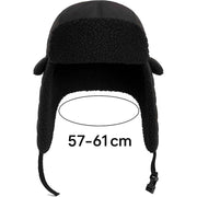 Heatwave Thermalwear Mens Ribbed Waterproof Trapper Hat With 3M Thinsulate Fleece Lining