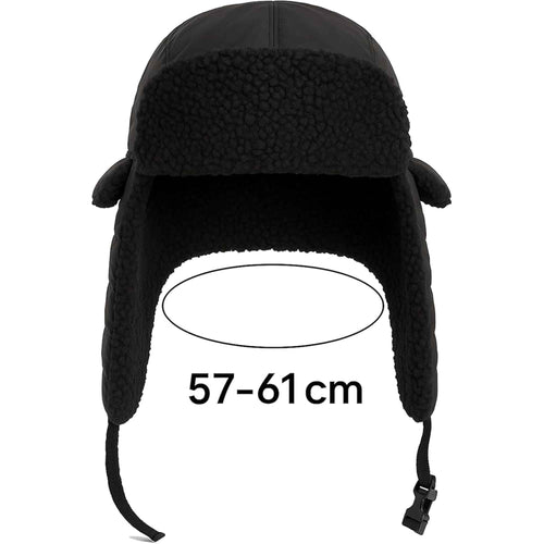 Heatwave Thermalwear Mens Ribbed Waterproof Trapper Hat With 3M Thinsulate Fleece Lining