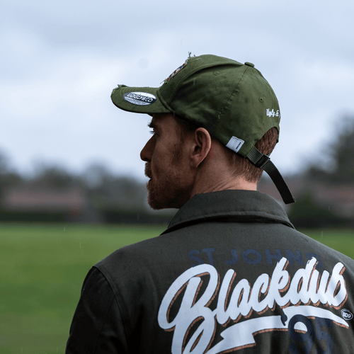 Union Jack Green Diamond Vintage Cap