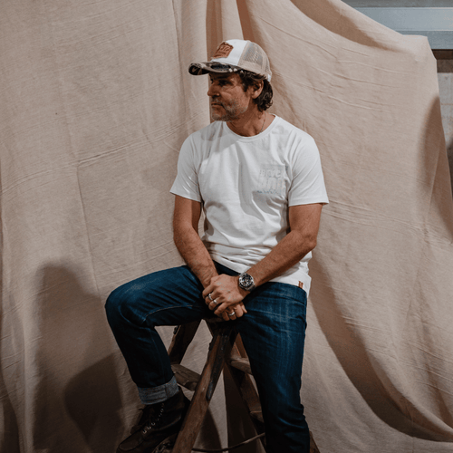 White Square Tee