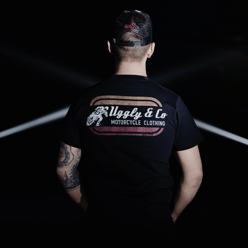 Black Flattrack Tee