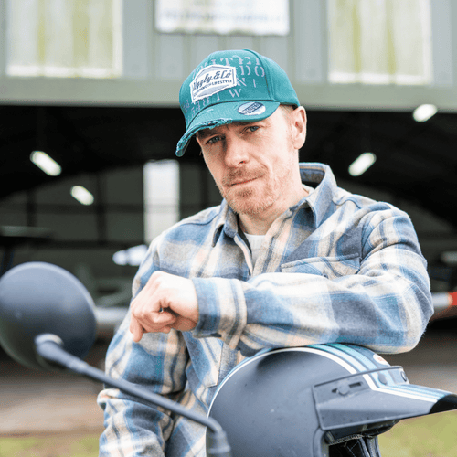 Green 'Aviation' Diamond Trucker Hat