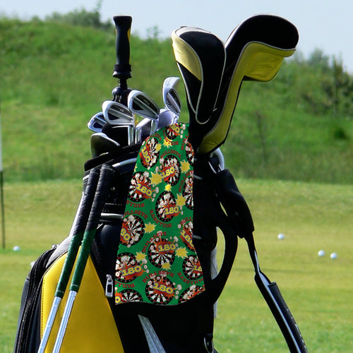 Bullseye Patterned - Personalised Darts / Golf Towel