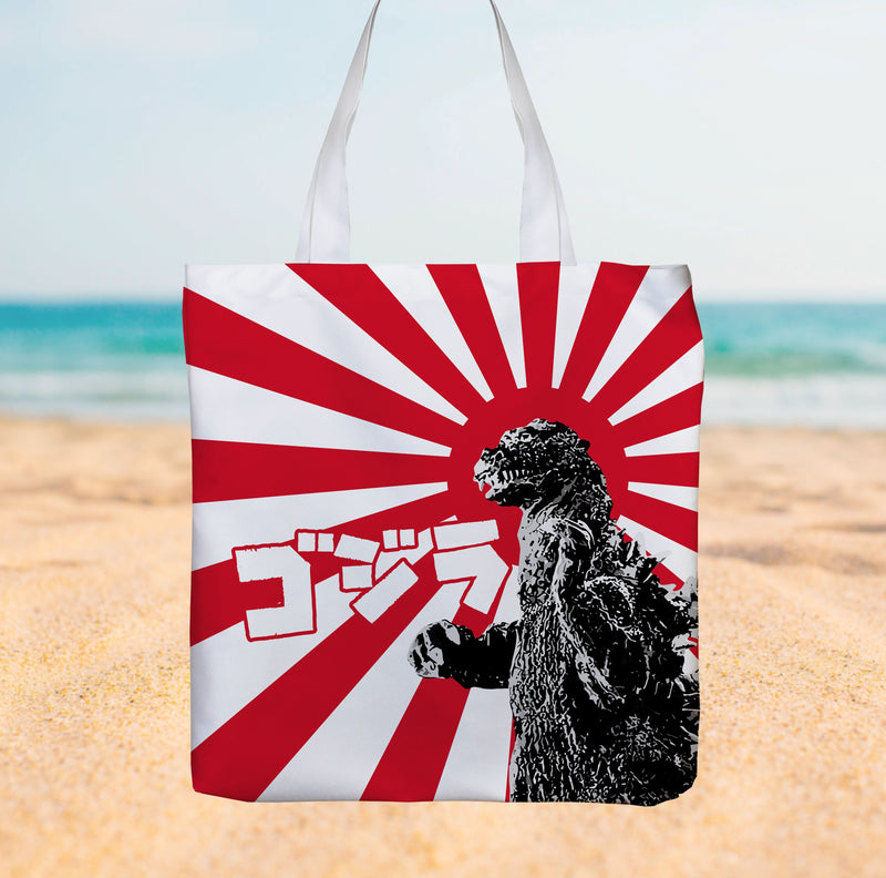 'Gojira' Retro Godzilla Movie Poster - Canvas Tote bag