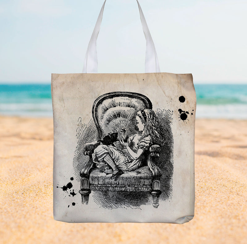 Alice in Wonderland - Canvas Tote bag