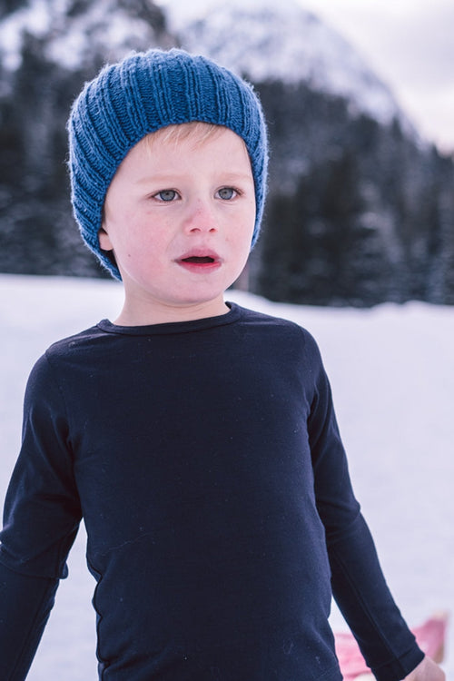 Merino Long Sleeve, French Navy