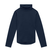 Merino Polo Neck, French Navy