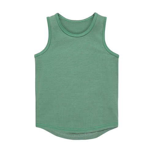 Merino Tank, Emerald Green