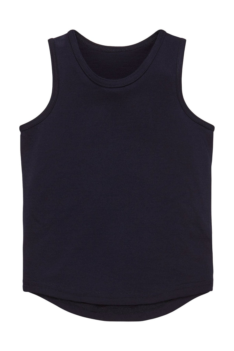 Merino Tank, Midnight Blue