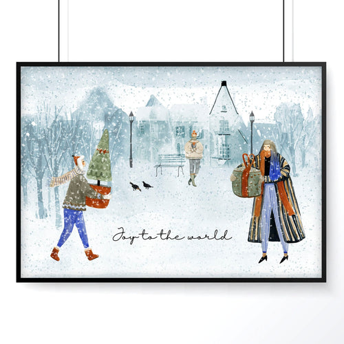 Christmas trees for the wall | wall art print