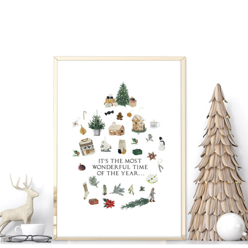 Sentimental xmas gifts | Wall art print