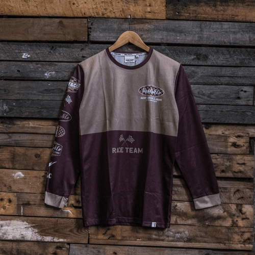 No.1 Brown Vintage Motocross Jersey