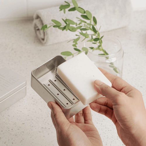 Metal Soap Tin With Lid