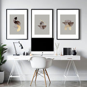 Wall art in office | set of 3 framed wall art
