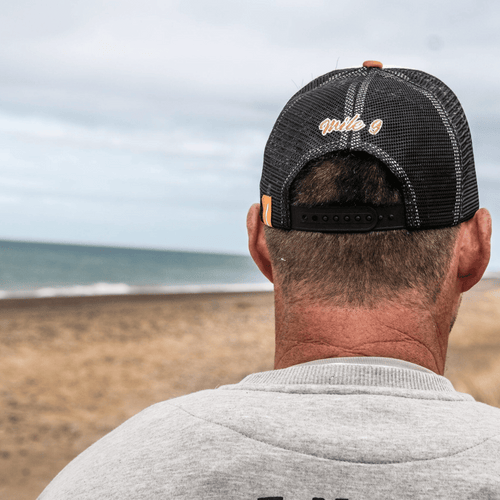 Black Dub Garage Circle Wings Trucker Hat