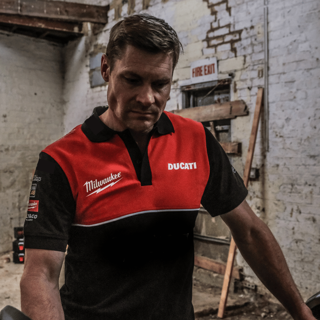 Milwaukee Tools x Ducati Polo Shirt [Team Wear]
