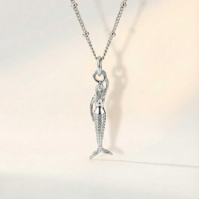 Mini Mermaid Silver Necklace - Zennor