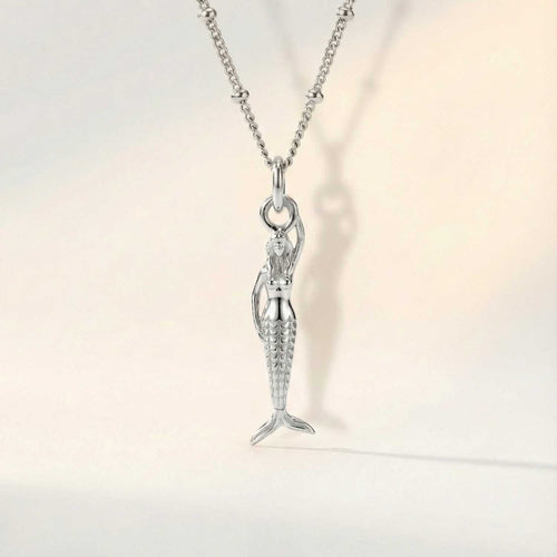 Mini Mermaid Silver Necklace - Zennor
