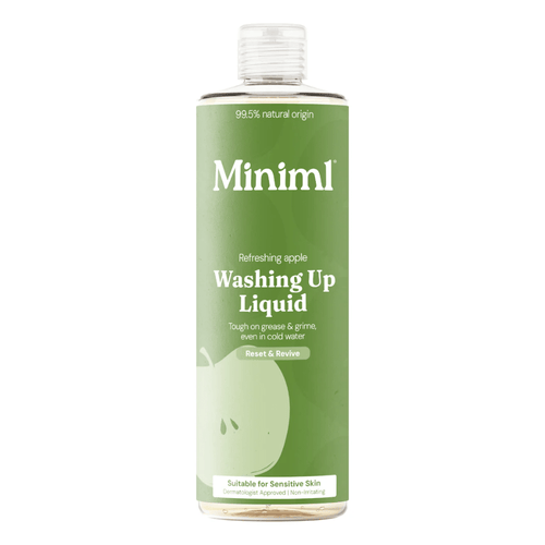 Miniml Refreshing Apple Washing Up Liquid 400ml Plant-Based Dish Soap