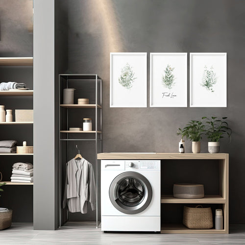 Laundry Room Artwork | Set of 3 French Country Prints
