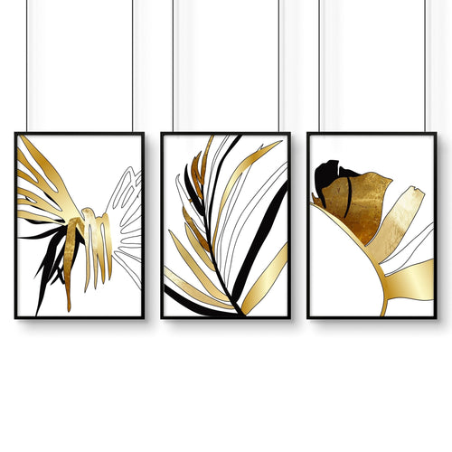 Wall print for living room | set of 3 wall art prints