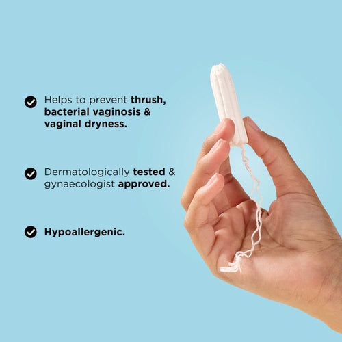 Mooncup Organic Cotton Non-Applicator Tampons Heavy Super+ – 14 Pack Plastic-Free