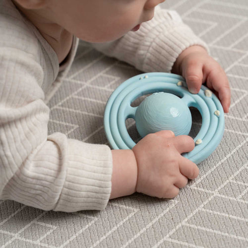 Planet CH3W® Ringed Planet - Natural Rubber Space Teether Toy
