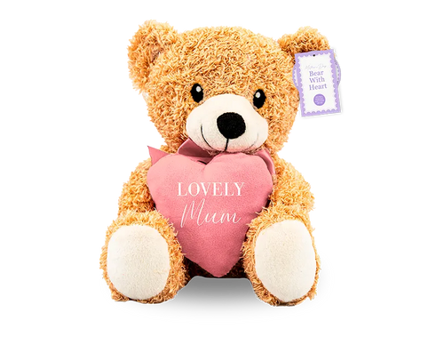 plush Bear with Heart 20cm