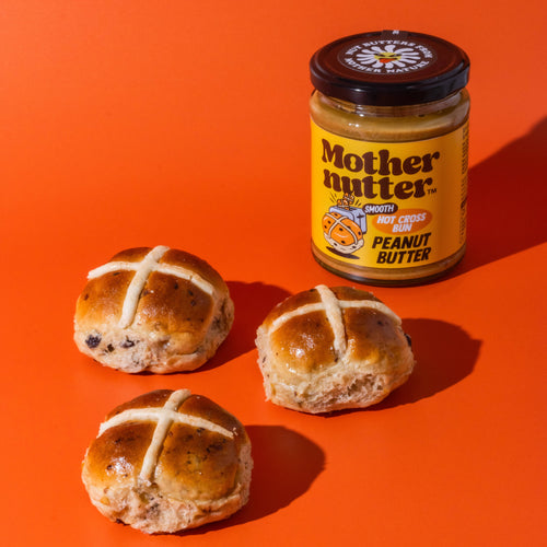 Mothernutter Smooth Hot Cross Bun Peanut Butter (280g)