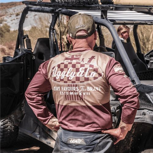 No.1 Brown Vintage Motocross Jersey