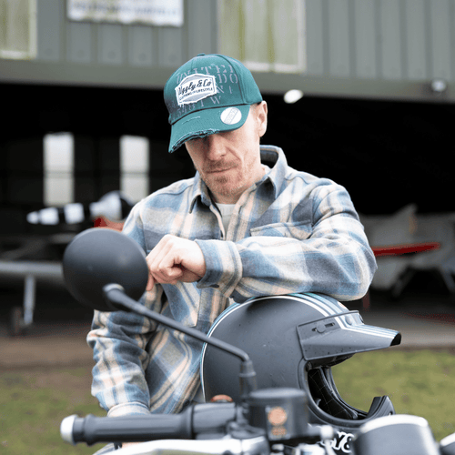 Green 'Aviation' Diamond Trucker Hat
