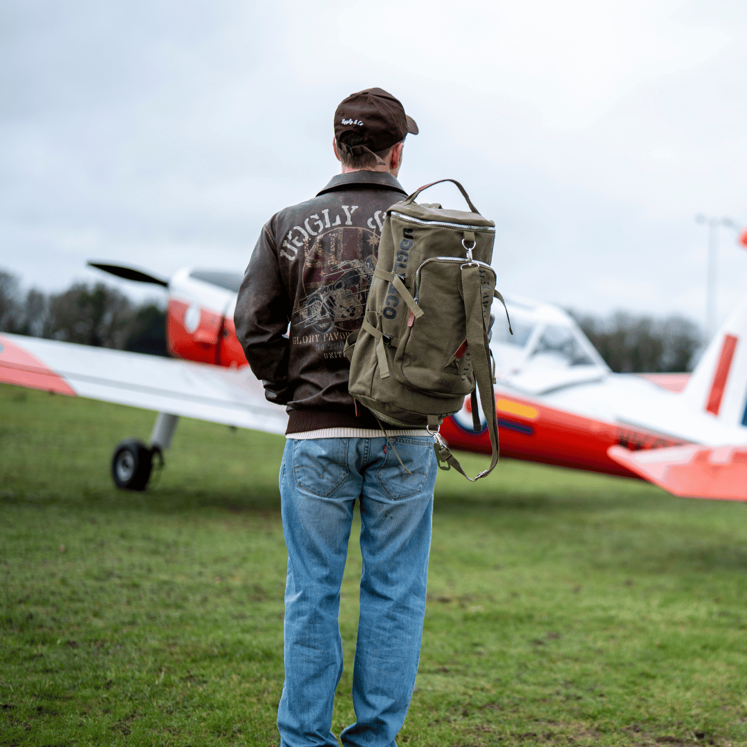 Green 'Aviation' Duffle Bag