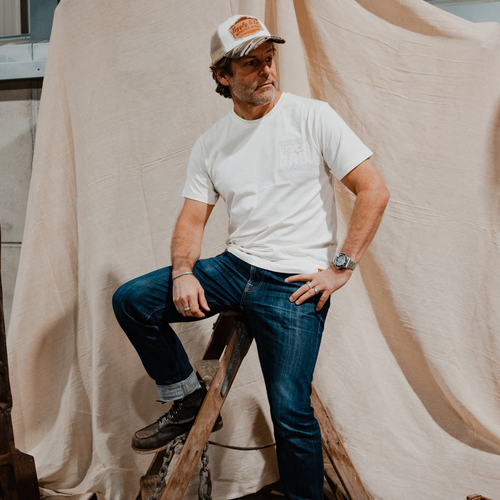 White Square Tee