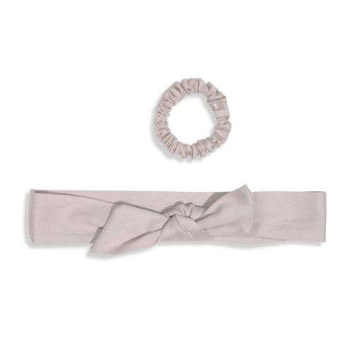 Multi-Use Satin Bow Scrunchie – Organic Cotton 3-in-1