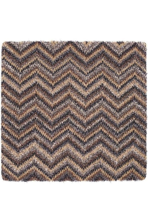 Washable Mat Chevron Design in Multicolour