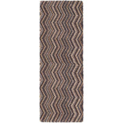 Washable Mat Chevron Design in Multicolour