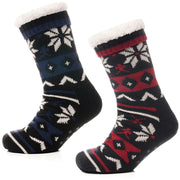 Tom Franks 1 Pair Chunky Knit Sherpa Slipper Socks