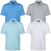 Island Green Dot Print Golf Sport Polo Shirt