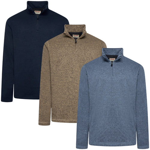 Wrangler Authentics Quarter Zip Fleece