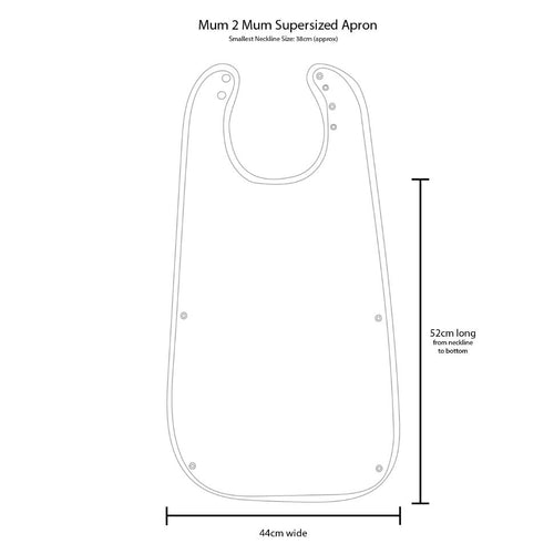 Mum 2 Mum PLUS SuperSized Clothing Protector - Rust