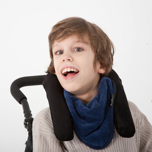 Mum 2 Mum PLUS Youth Disability Bib - Ages 5-15 years - Grey