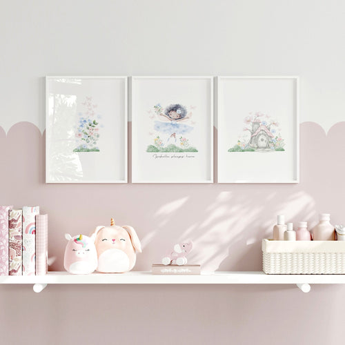 Murals For Nursery Rooms | Set of 3 wall art prints