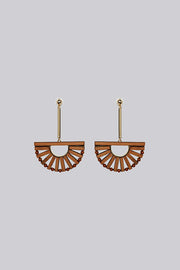 Louche Noah Wooden Pendant Earring