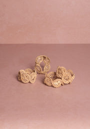 Atlántico Iraca Woven Napkin Ring, Natural