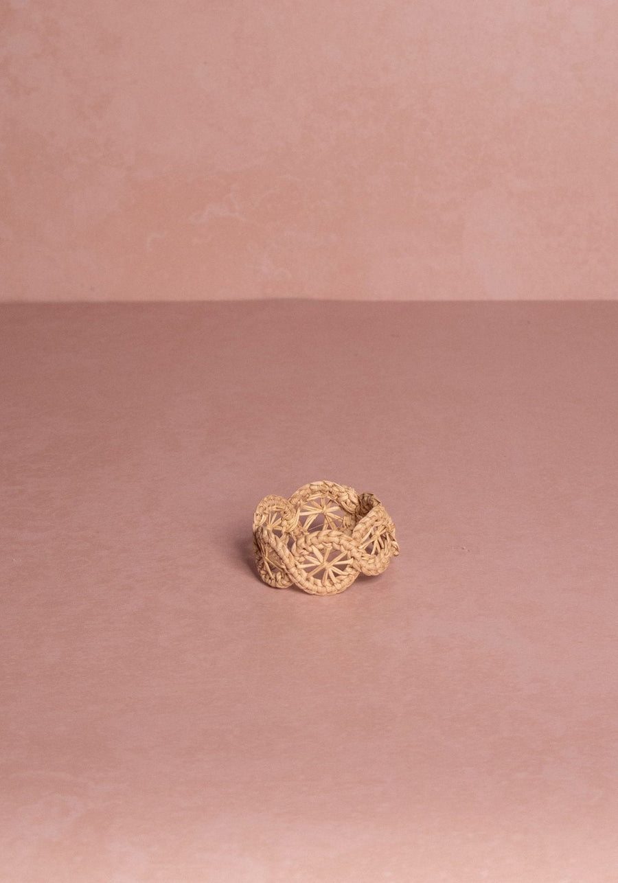 Atlántico Iraca Woven Napkin Ring, Natural