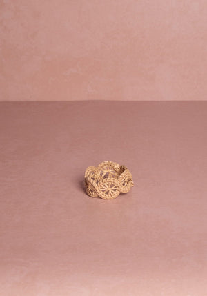 Atlántico Iraca Woven Napkin Ring, Natural